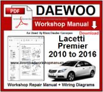 Daewoo Lacetti Premier Workshop Manual Download